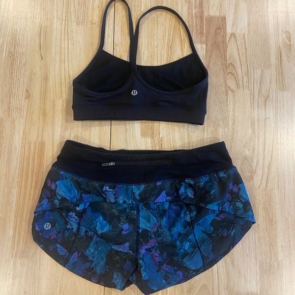 Lululemon Speed up shorts AND Flow Bra - Picture 2 of 6